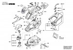 Bosch 3 600 HB9 008 Universalrotak 490 Lawnmower 230 V / Eu Spare Parts